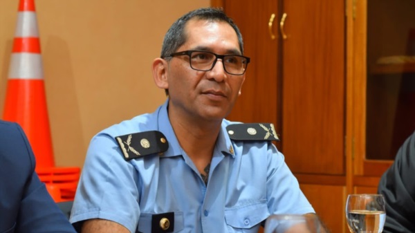 El titular de la Unidad regional,  comisario inspector Cristian Cedrón abordó la seguridad de la ciudad.