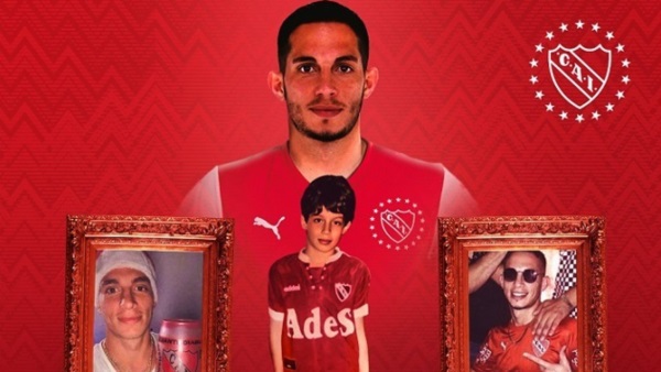 Nunca ocultó su fanatismo por Independiente. Siempre que podía iba a la cancha junto a su papá. Viajó al Maracaná en la final de la Sudamericana 2017 ante Flamengo.