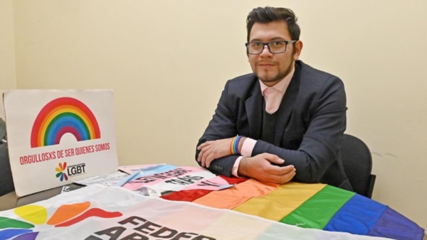 Richard Alvarenga, director de Diversidad de Chubut. Habló sobre el Día del Orgullo que se celebra hoy.