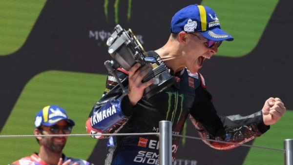 Fabio Quartararo pisó el acelerador para triunfar en el MotoGP de Cataluña.