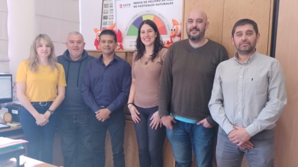 Rawson e Inta trabajan para consolidar acciones a fin de prevenir los incendios de pastizales. 