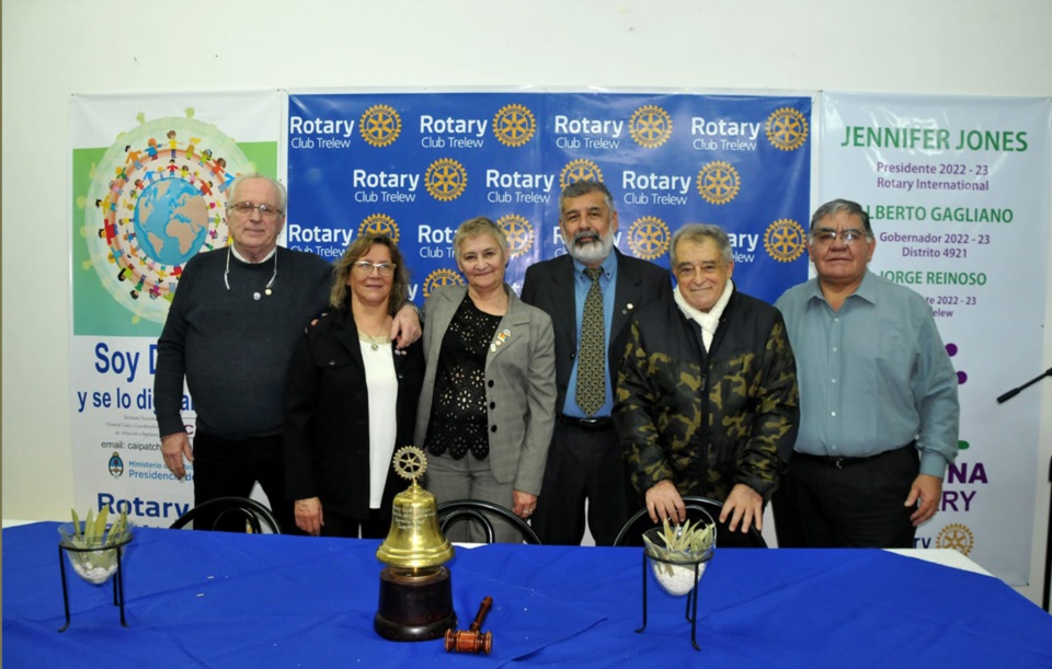 Jorge Reinoso es el nuevo presidente del Rotary Club Trelew. Valoró su designación y dijo tener desafíos.