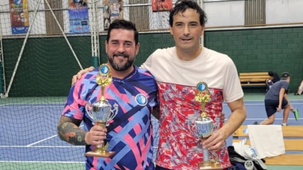 Lassaga y el "Nono" Nogueira, los ganadores de la 1°/2° del Invierno de tenis.