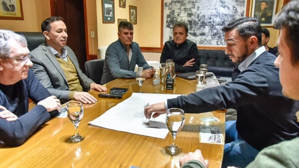 Las autoridades de Diarco se reunieron con el intendente Maderna.