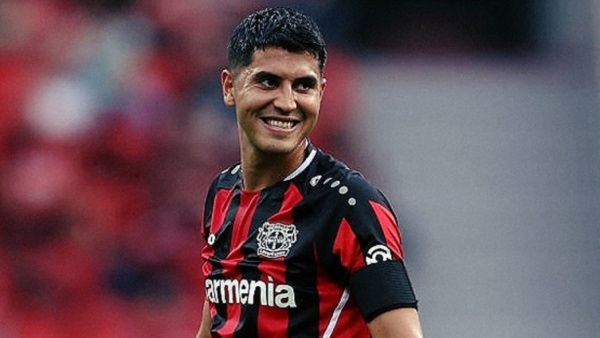 Exequiel Palacios ingresó en el minuto 62 y dejo sus destellos.