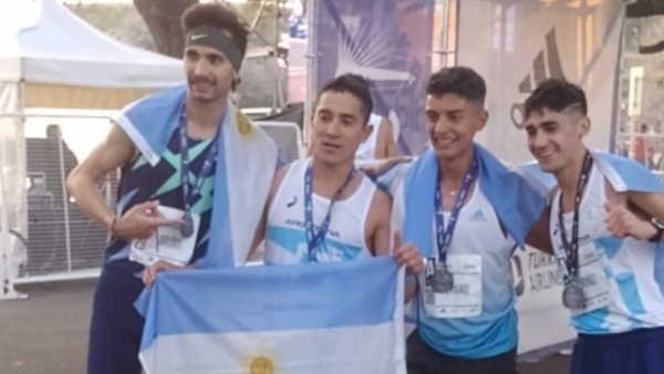 Federico Bruno, Joaquín Arbe, Ignacio Erario y Eulalio Muñoz, los cuatro mejores argentinos.