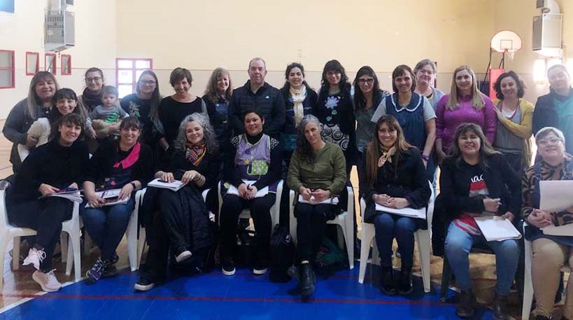 Grazzini felicitó a los equipos directivos por continuar capacitándose.