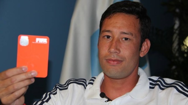 Nelson Sosa, árbitro correntino que suele dirigir en la Primera Nacional.