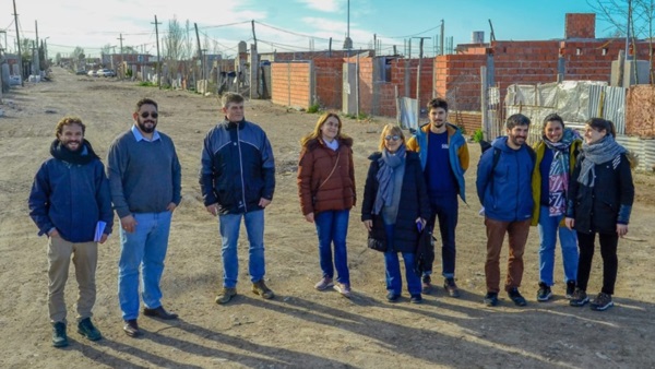 Recorrida en el marco del proyecto de desarrollo de los barrios.