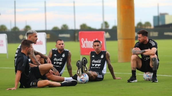 Parte del plantel albiceleste (restan arribar jugadores aún) comenzó con sus primeros trabajos en el predio del Inter Miami.