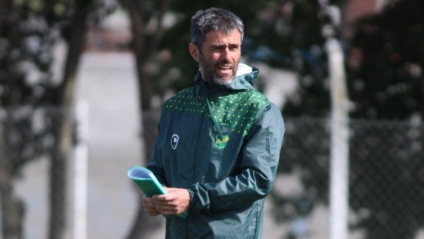 Julio Vaccari inició esta mañana su ciclo como DT de Defensa y Justicia, tras dejar la Reserva de Vélez.
