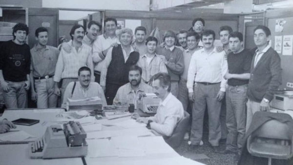 Arriba de izquierda: Bobadilla, Costantinoff, Liparoti, Tomas Gutierrez, Nito Veira, Guajardo, Chálabe, Walter Alonso, Carlitos Balá, Julio Rey, Briceño, tucu rojas, Valdebenito, Gallo, Mura, Bahamond