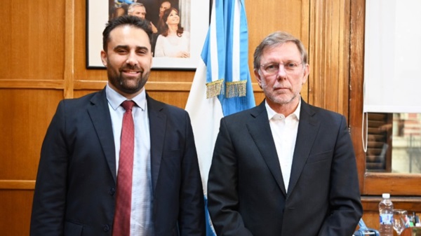 Leandro Cavaco y Juan José Bahillo se reunieron en Buenos Aires.