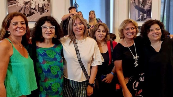 Referentes de Chubut con la ministra de Salud Carla Vizzotti. 
