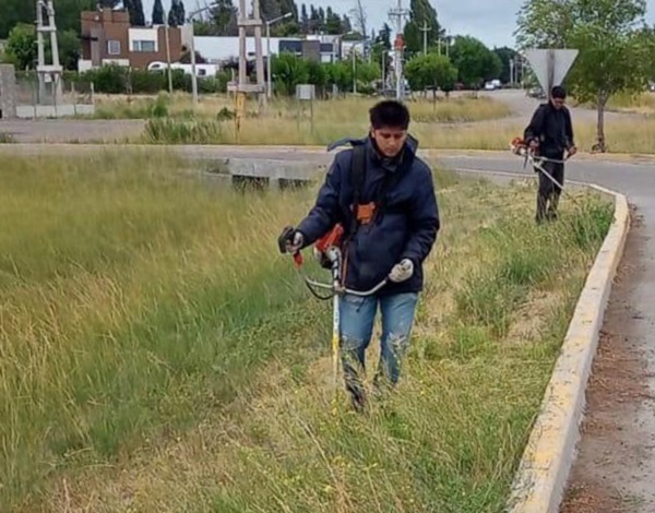 Con Gestión Urbana se realiza un plan de erradicación de mini basurales y tareas de desmalezamiento.