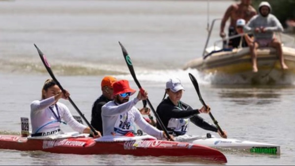 Candela y "Manolo" Velázquez, en acción. Foto: Marea Deportiva.