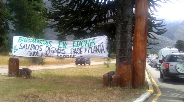 “Brigadistas en lucha”. Reclaman salarios dignos y pase a planta.