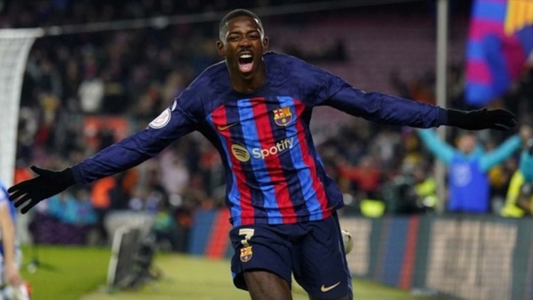 Dembele fue el autor de la única conquista del Culé.