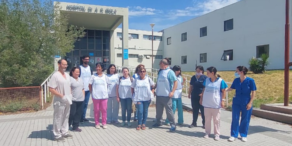La medida de fuerza finalizará hoy donde sólo se atenderán urgencias suspendiéndose estudios y cirugías.
