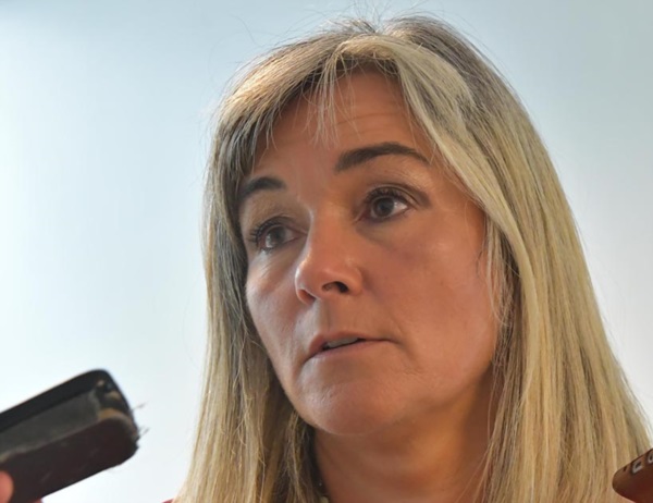 Polémica. La jueza Estefanía y su arremetida contra Héctor Iturrioz. 