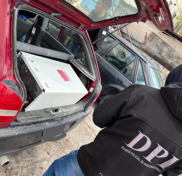 El individuo había instalado la caldera y horas después la robó.