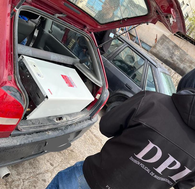 El individuo había instalado la caldera y horas después la robó.