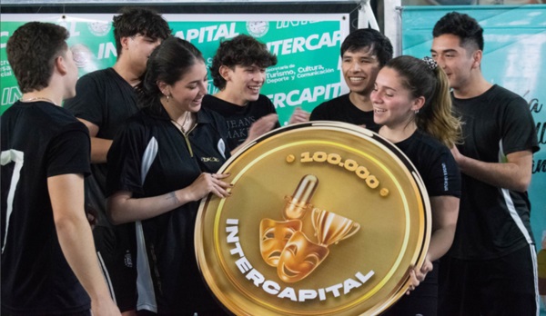 Medalla. Mañana seguirá el cronograma de actividades de los jóvenes. 