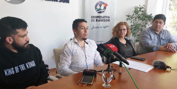 Diagnóstico. Una postal de la conferencia de prensa de la nueva conducción de la empresa capitalina.