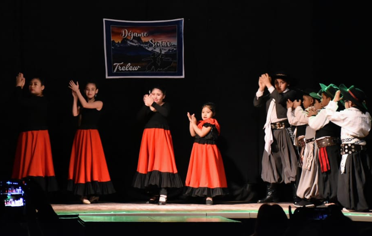Tradición. Los chicos del taller del barrio Don Bosco se lucieron durante el fin de semana en Trelew.