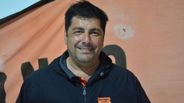 "Calo" Liñeyro, nuevo presidente de Bigornia. (Foto: Alberto Evans/Jornada).