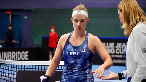Le cuesta mucho a Podoroska jugar la BJKCup, donde hay aspectos emocionales distintos a los del circuito. Suma 5 derrotas seguidas en singles.
