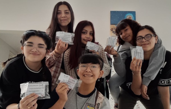 Ellas son Nicol, Micaela, Ainara, Tiara, Morena y Betina, las creadoras de las toallitas ecológicas.