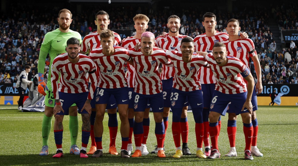 De Paul y Molina Lucero, titulares hoy. Foto: Atlético de Madrid.