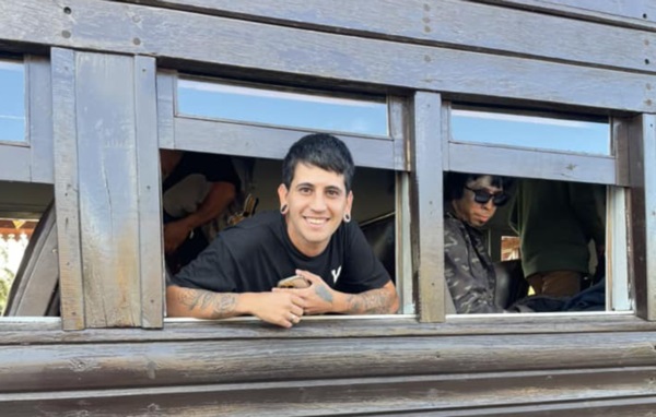 Yhosva Montoya fue uno de los artistas que participaron de una nueva edición de la fiesta en El Maitén.