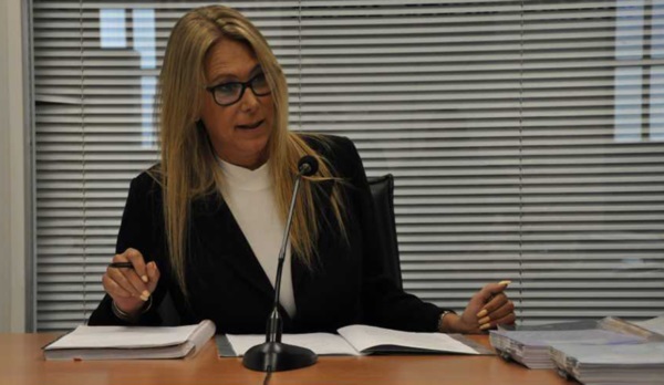 Karina Breckle presidió las cindo audiencias en la Oficina Judicial.