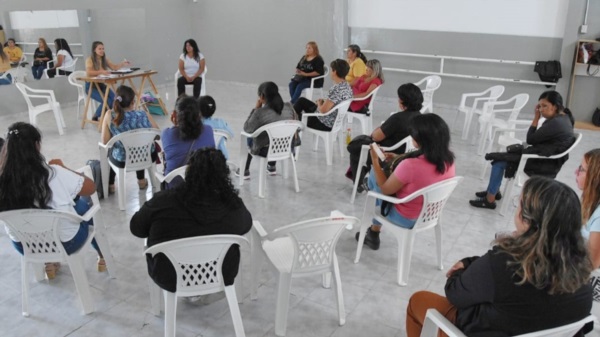 Empleadas domésticas de Trelew reunidas