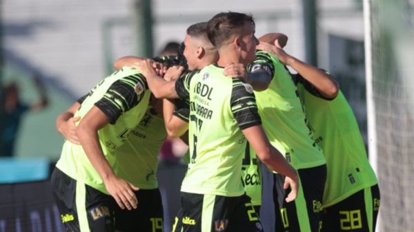 El "Guapo" festejó en Junín. Foto: Barracas. 
