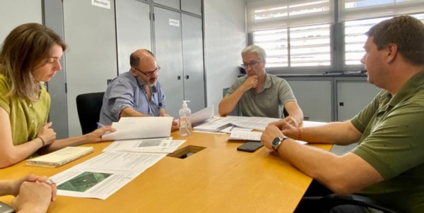 El intendente de la Capital de la provincia del Chubut, evaluó proyectos con el funcionario nacional.