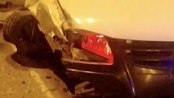 El accidente sucedió a primera hora de ayer. El control dio 3.0g/l.