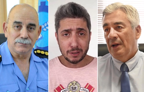 Referencias. Desde la izquierda, Ale, Mammón y el juez Castro, protagonistas de un tema polémico. 