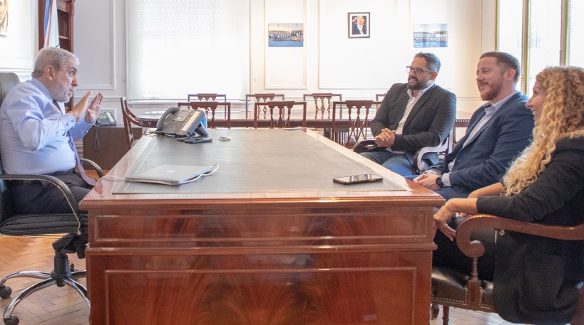 Acuerdo. Aníbal y Bowen armaron una estrategia contra los delitos.