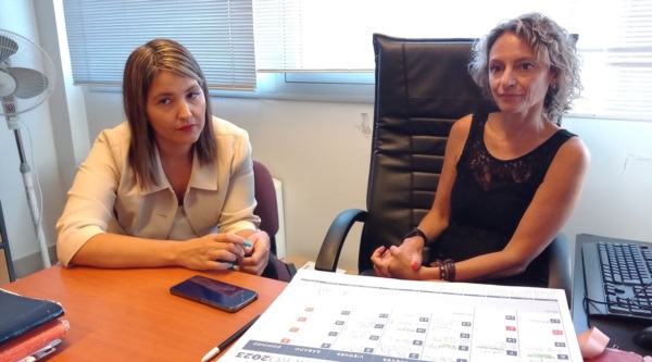 Fiscales María Angélica Carcano y Romina Carrizo Díaz