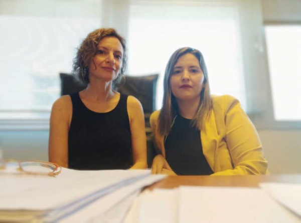 Fiscales María Angélica Carcano y Romina Carrizo.
