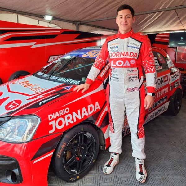 Renzo Blotta, el piloto Jornada. 