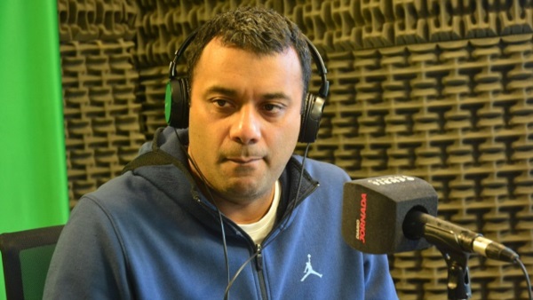 Gustavo Sapochnik, de paso por Trelew, antes de viajar al Mundial estuvo en "Tiempo Deportivo".