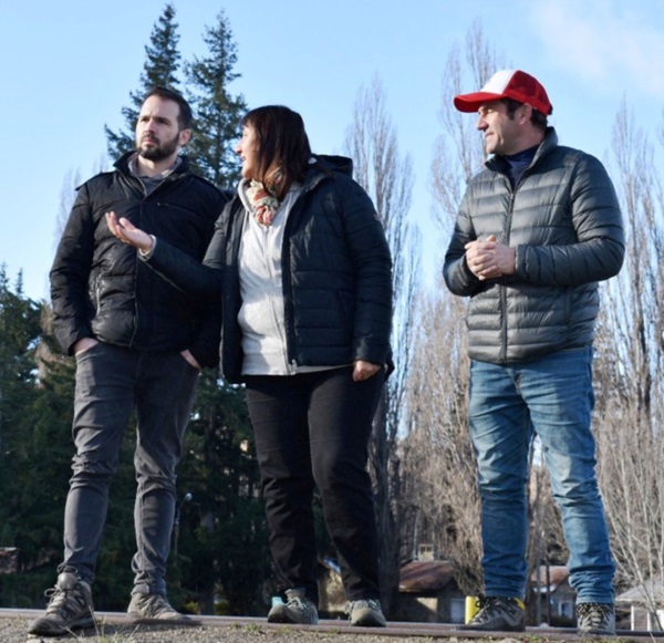 Recorrida. Los candidatos, inquietos por la obra pública paralizada. 