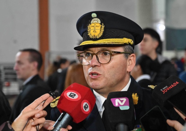 Jefe de la Policía del Chubut, César Brandt.