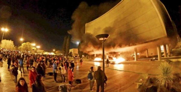 Los incendios sucedidos en la Legislatura provincial sucedieron a mediados de septiembre de 2019.