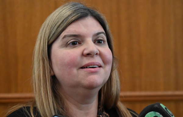 Definiciones. La ministra Banfi, titular del máximo tribunal chubutense, explicó su postura con la iniciativa. 