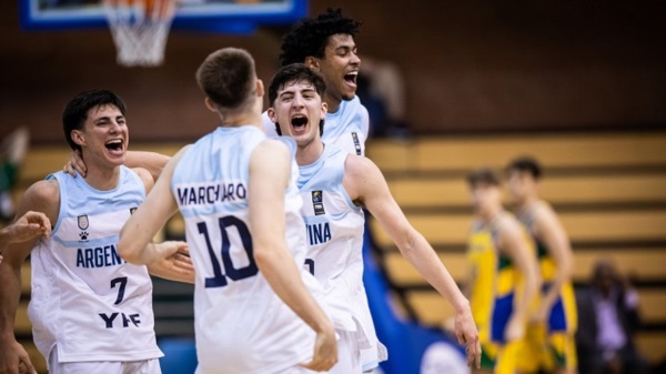 Gigante victoria de los chicos de Argentina en suplementario ante Canadá por 106-101 y jugará por el quinto en el Mundial U19.